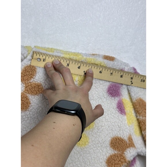 Grayson Threads Barbie Sweatshirt Women’s Size L Super Soft Fleece Floral Flower - Picture 8 of 16